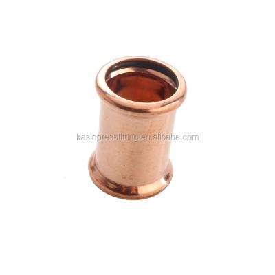 China Drinking Water Copper Press Pipe Fitting Sliding Coupling for sale