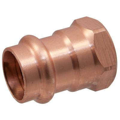 China Drinking Water Copper Press Fitting Female Adapter for sale