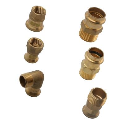 China Potable water DVGW viega ASTM B88 WRAS standard brass press fitting for sale