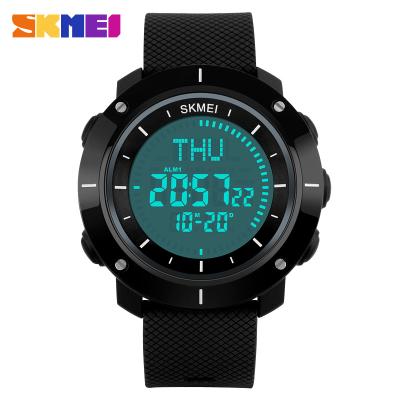 China 2018 Skmei 1216 Digital Alarm Wristwatches Fashion Relojes hombre Waterproof Smart Sports Watch Men Electronic Military Compass Watch for sale