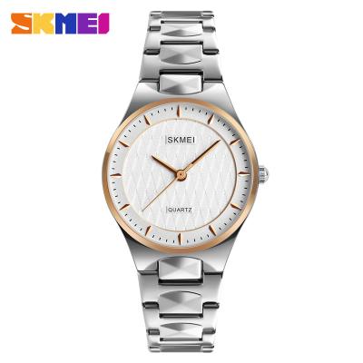 China New Design Fashion Water Resistant Brand Skmei Relojes de mujer Lady Watch Japan Stainless Steel movt Quartz Wristwatches 1282 Watch for sale