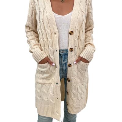 China Anti-wrinkle women's color block cardigan sweater coat long sleeve ladies light up sweater for sale