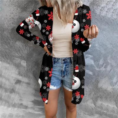 China New Style Women's Anti-Wrinkle 2021 Women Christmas Winter Casual Fashion Long Sleeve Cardigan Sweaters for sale