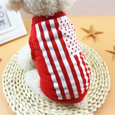 China Sustainable Spring And Summer Basing Cooling Pet Clothes T-shirt Slim Dog Clothes Teddy Clothes for sale