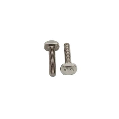 China Stainless Steel Durable Assembly 304Stainless Steel Passivation Aluminum Steel Passivation T-bolt M8*25 With Step for sale