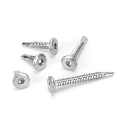 China M4.2 General Cross Recess Stainless Steel Factory Price Industry Head Flat Phillips Self Drilling Screw for sale