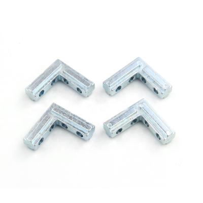 China General Industry EU Standard 45L-m8 Aluminum Profile Inside Corner Socket Holder With M6 Slot L Screw T Type 90 Degree for sale