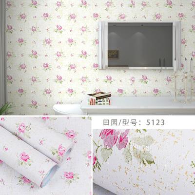 China Moistureprooof waterproof wholesale 3d wallpaper dinding flower for home decoration for sale