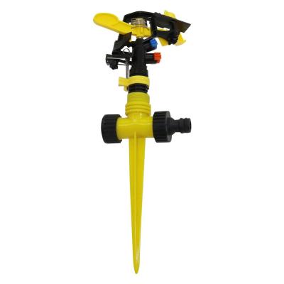 China Watering Irrigation Nailed Plastic Irrigation Lawn Watering 360 Degree Rotary Spray Sprinkler Kits for sale