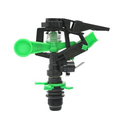 China Easily Install 1/2 Inch Green Lawn Greenhouse Watering Arm Rotating Sprinkler for sale