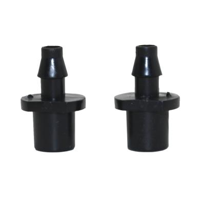 China Eco Friendly 6mm To 4/7mm Barbed Hose Direct Connect Connector Irrigation System Fittings for sale