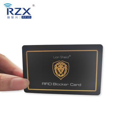 China Waterproof / Waterproof Printable RFID Blocking Card For Smart Card Protection Rfid Blocker Card for sale