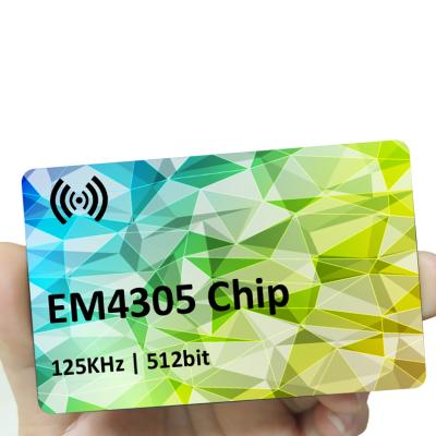 China Custom Waterproof 125KHz / Waterproof Cards EM4305 RFID Em-Marine Card For Access Control for sale