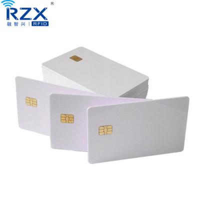 China Large Waterproof / Waterproof 16K Memory Bit Blank PVC Contact IC Card Chip AT24C16 Card for sale