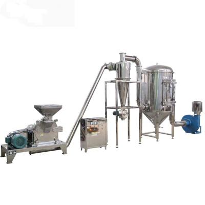 China Factory Micronizer crushing grinder pulverizing with dust collecting machine for pumpkin seed powder making equipment for sale