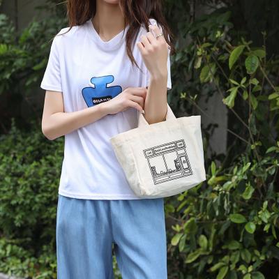 China Other Custom Large Size 100% Natural Tote Bag Cotton Canvas Tote Bag For Bookstore for sale