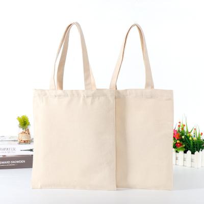 China Eco Friendly Natural Handled Cotton Shopping Bag Canvas Custom Tote Bag for sale