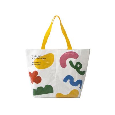 China 2023 pp handled custom laminated women tote shopping bag eco laminated bag for sale