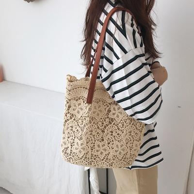 China The other Korean version of the summer lace bucket bagcase women's handbag women's beach bag news for sale