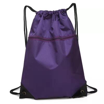 China NO Drawstring Polyester Sport Gym Backpack Custom Lightweight Waterproof Backpack for sale