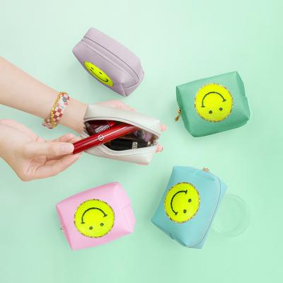 China Large Capacity PU Fashion Wash Bag Business Travel Colorful Storage Bag Waterproof Portable Cosmetic Bag for sale