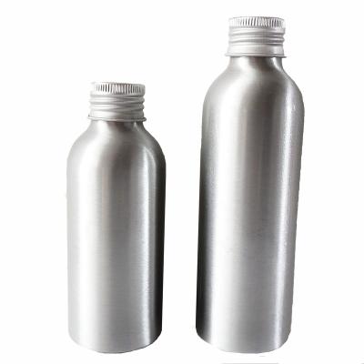 China Multifunctional Empty Gold 250ML Aluminum Bottle Customized Logo With Screw Lid Aluminum Spray Bottle Packaging for sale