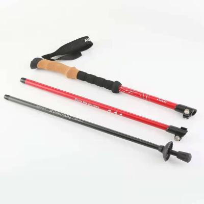 China Multifunctional High Quality Telescopic Carbon Fiber Outdoor Activities Climbing Trekking Pole for sale