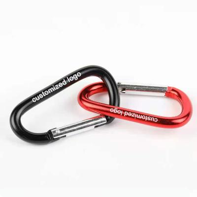 China Multifunctional Promotional Easy Mini Colorful Snap Hook Carabiner Key Chain Carabiner Climbing Clip Hook for sale