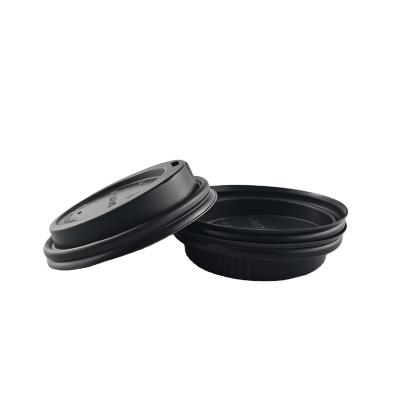 China Non Spill Goods In Stock High Quality Inexpensive Reusable Biodegradable Plastic Cup Cover Lid for sale