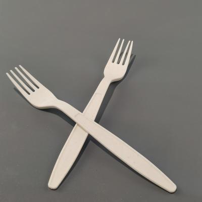 China Eco Friendly Cutlery Setstraws PLA Biodegradable Disposable Forks Customized Eco Friendly Biodegradable Low Price for sale