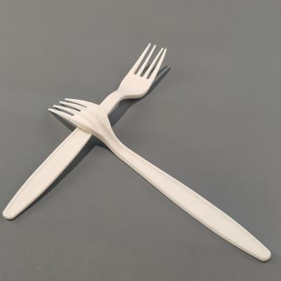 China Wholesale Eco Friendly Biodegradable High Quality Disposable Cutlery Biodegradable PLA Dinner Fork for sale