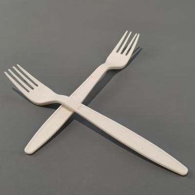 China Eco-Friendly PLA Biodegradable Chinese Disposable Plastic Cutlery Direct Selling Supplier Biodegradable Forks for sale