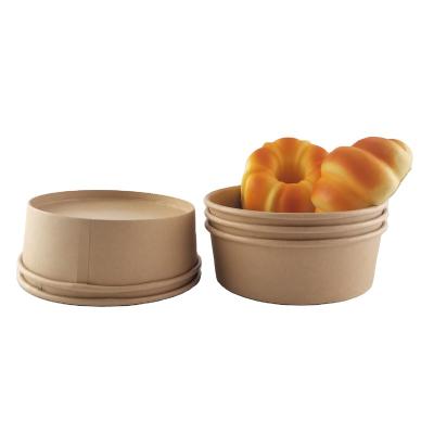 China Low Price Disposable Custom Wrapping Paper High Quality Eco Friendly Biodegradable Salad Bowl for sale