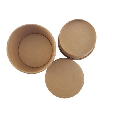 China Custom Cheap Price Environmental Protection Raw Materials Disposable Paper Bowls And Lids for sale