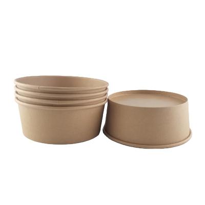 China Factory direct sales low price disposable salad bowl high quality take out paper for sale