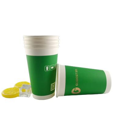 China Wholesale Eco Friendly New Product Custom Logo Biodegradable Printed Disposable Coffee Paper Cups for sale