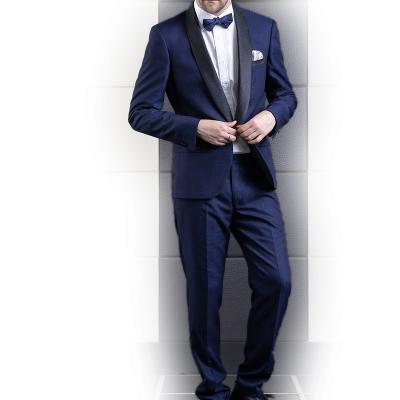 China Anti-Wrinkle 2021 Latest Design 2 Pieces Party Tuxedos Trending Shawl Lapels Stylish Men Suit New Custom Slim Suiting Blazer With Pants for sale