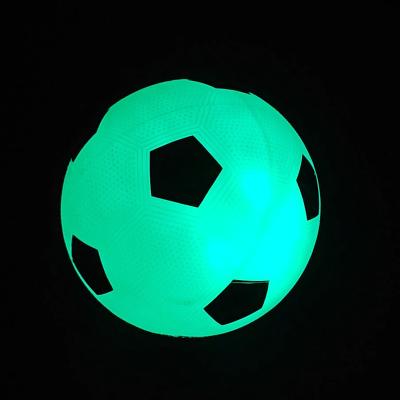 China Inflatable Toy 8.5 Inch Led Lights Ball PVC Toys Football for sale