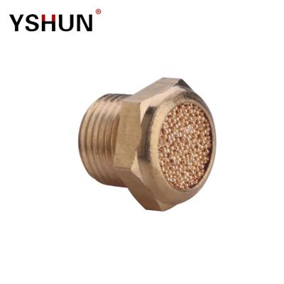 China Factory YSHUN BSLM Flat Brass Pneumatic Muffler Muffler for sale