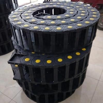 China Plastic Conductive Energy Plastic Cable Drag Chain For CNC for sale