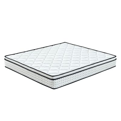 China High Quality Euro King Full-size 7 Zone Memory Sponge Rubber Pocket Spring Foam Bed Mattress Top Single Compress Foldable In Box for sale