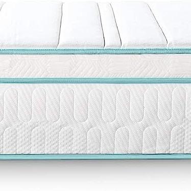 China Queen King12 Inch Nature Latex Memory Foam Euro Hybrid Foldable High Quality Single Spring Pocket Spring Green Tea Top Mattress In A Box for sale