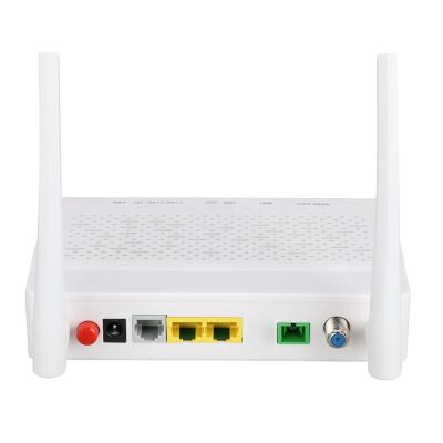 China FTTX EPON GPON XPON WIFI ONU Ontario English Firmware with 1 GE + POTS 1 Fe +1 + 1 CATV + 1 WIFI for sale