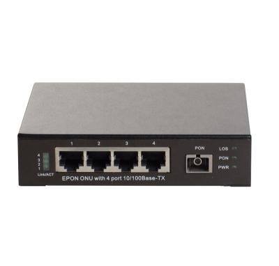 China FTTX FTTH PON ONU 4 port with iron shell for hotel campus mall security control system for sale