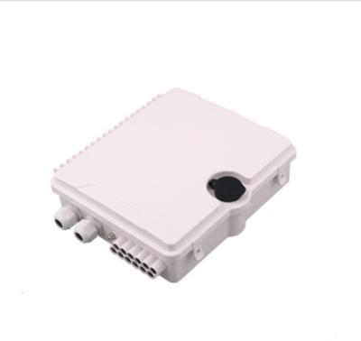 China FTTX FTTH 12 16 Cores Water Resistant Fiber Optic Terminal Box Left Outdoor Fiber Optic Electrical Panel for sale