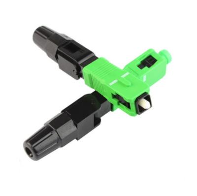 China FTTX FTTH Fiber Optic SC/APC SM Single Mode Fast Connector SC - APC Fiber Optic Fast Connector for sale