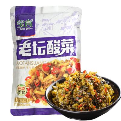 China Wholesale Chinese Instant Pickle 800g Sour Sauerkraut Old Food Chinese for sale