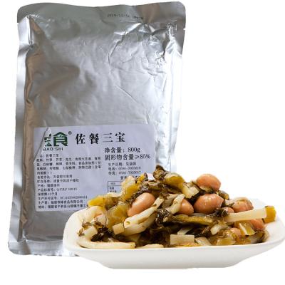 China PRESERVED Peanuts Bamboo Shoot Mustard Salty Delicious Vegetarian Food for sale