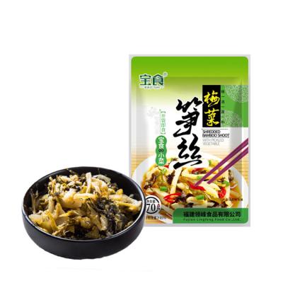 China PRESERVED High Quality Pickled Vegetable Shoots Chinese Snacks Ready Made Bamboo Shoot Pickle for sale