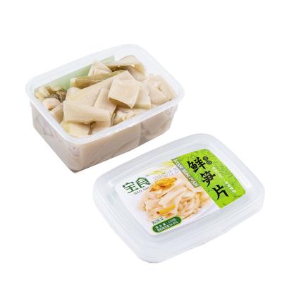 China Bamboo shoots boxed in a canned fresh crispy canned mountain pepper fast food slice for sale